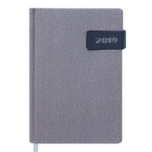 Diary dated 2019 WINDSOR, A5, 336 pages, gray