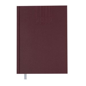 Diary dated 2019 BRILLIANT, A5, 336 pages, burgundy