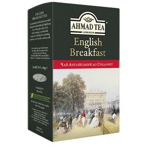Tè nero inglese da colazione, 100g, "Ahmad", foglia