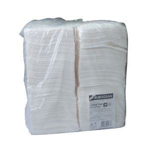 Serviettes en papier, 240*240 mm, 400 pièces, en emballage pp, blanches