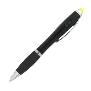 Ballpoint pen RIA with luminous logo and stylus