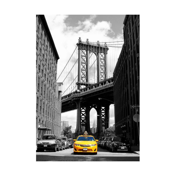 Poster A3 „Gelbes Taxi“