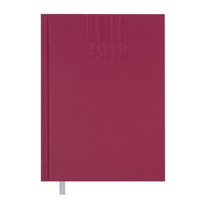 Diary dated 2019 BRILLIANT, A5, 336 pages, cherry