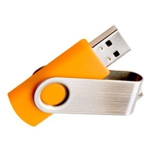 Clé USB 16 go TWINS, métal, plastique