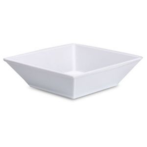Square porcelain salad bowl