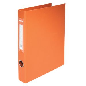 Folder with 2 rings A4 BUROMAX, end width 40 mm, orange