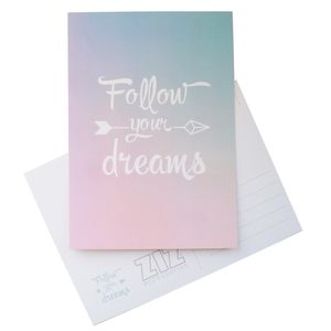 Cartolina "Segui i tuoi sogni" (39004)