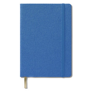 Notizbuch, blau Delphi A5 (Ivory Line)