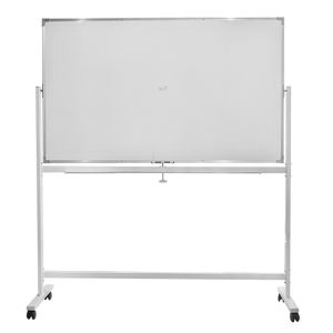 Flipchart double-sided magnetic dry erase mobile, 90 x 150cm