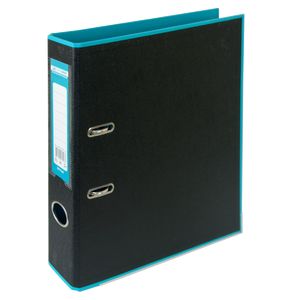 Recorder BUROMAX, A4, 50 mm, PP, blue/black