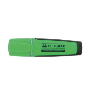 Fluorescent text marker with rubber inserts, green