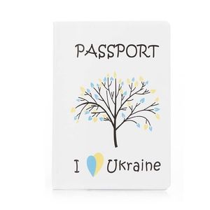 Custodia per passaporto ZIZ "I love Ukraine" (10083)