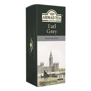 Thé noir Earl Grey, 25x2g, "Ahmad", paquet