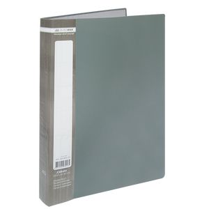 Plastic folder with 40 files A4 JOBMAX, gray