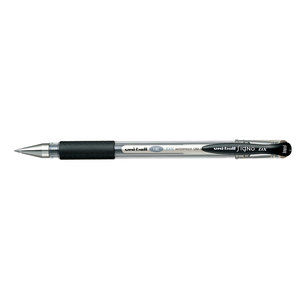 Bolígrafo de gel Signo DX, 0,7 mm, negro