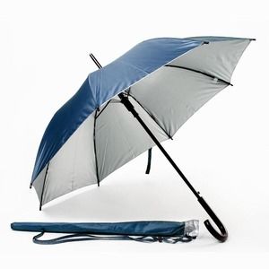 Paraguas de caña, azul
