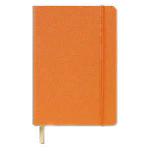 Notebook, orange Delphi A5 (Ivory Line)