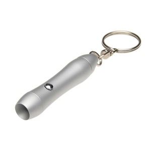 Lampe de poche porte-clés, couleurs métalliques