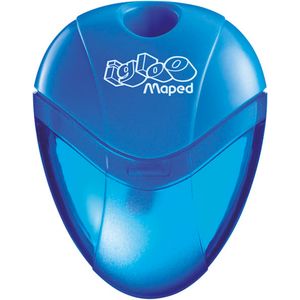 Sharpener with container I-GLOO, 1 hole, assorted