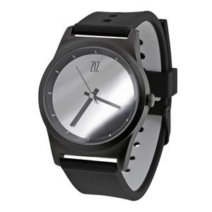 Mirror watch on silicone strap + extra. strap + gift box (4100344)