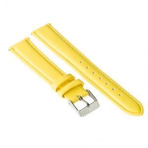 Watch strap ZIZ (lemon yellow, silver) (4700068)