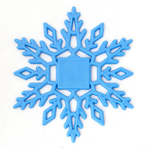 Copo de nieve decorativo (juego de 4 piezas)