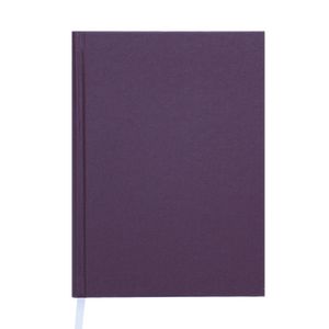Undated diary BRILLIANT, A5, 288 pages, burgundy