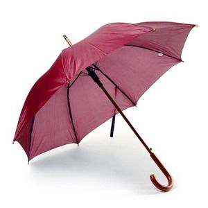 Cane umbrella, burgundy