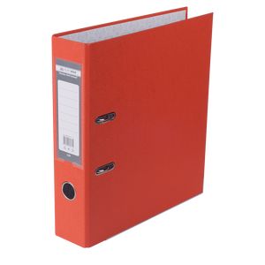 Rejestrator jednostronny A4 LUX, JOBMAX, szer. zakończenia 70mm, kolor pomarańczowy