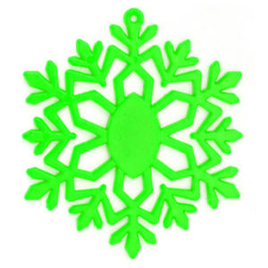 Fiocco di neve decorativo (set da 4 pezzi)