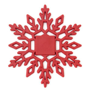 Flocon de neige décoratif (lot de 4 pièces)