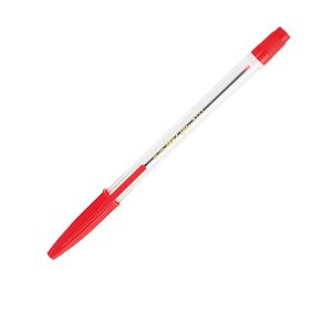 Bolígrafo tipo "Corvina" JOBMAX, rojo