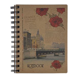 Notebook on a spring KRAFT, B6, 96 sheets, cage