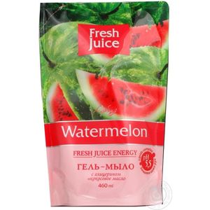 Liquid cream soap, doy-pack, 460 ml, with glycerin, watermelon