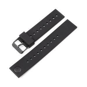 Watch strap 6 seconds ZIZ silicone black (2000044)