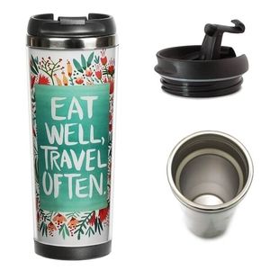Thermal mug "Eat and Travel" (21049)