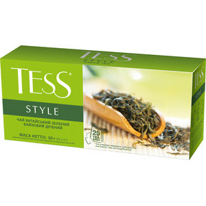 Grüner Tee STYLE, 2g x 25, „Tess“, Packung