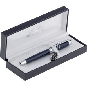 Fountain pen in gift case, blue