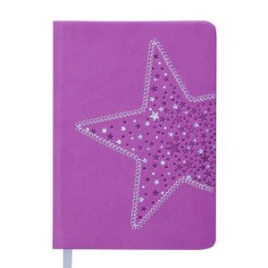 Undated diary STELLA, A6, 288 pages, purple