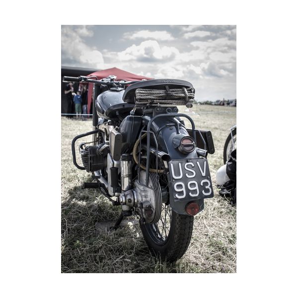 Poster A2 „Altes Motorrad“