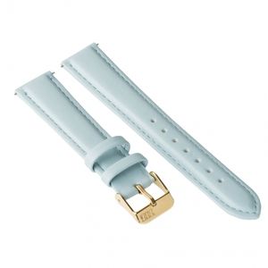Watch strap ZIZ (pale blue, gold) (4700079)