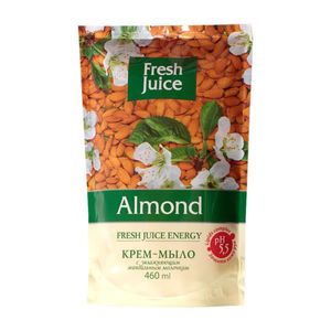 Liquid cream soap, doy-pack, 460 ml, with moisturizing almond milk