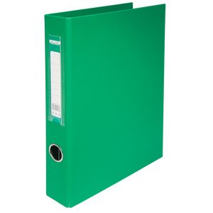 Folder with 4 rings A4 BUROMAX, end width 40 mm, green