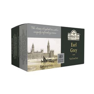 Herbata czarna Earl Grey, ekonomiczna 40x2g, „Ahmad”, opakowanie