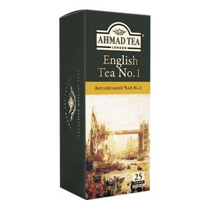 Tè nero inglese n. 1, 25x2g, "Ahmad", confezione