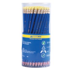 Crayon graphite JOBMAX HB, plastique, bleu