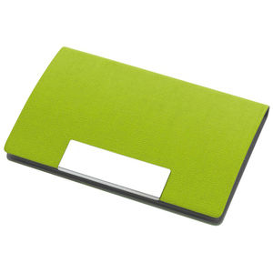 Pocket business card holder, lime