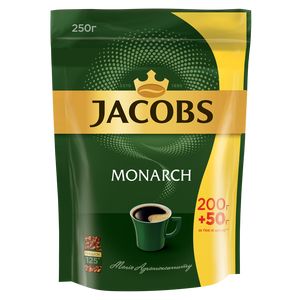 Café instantáneo Jacobs Monarch, 250g, paquete