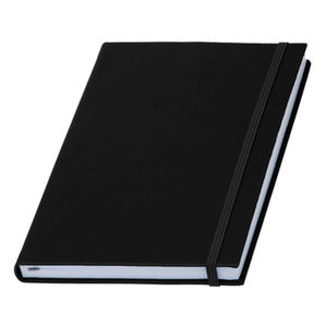 Notebook, black Tukson A5 (White Line)