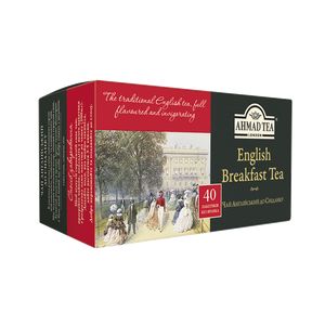 Black tea English for breakfast, 40x2g economy, "Ahmad", package
